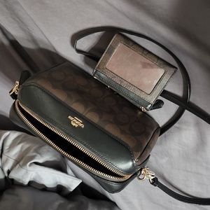 Coach crossbody with matching wallet
